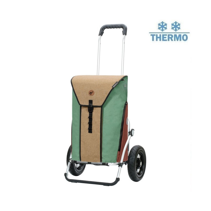 Royal Shopper Oli.P 2.0 - Chariot de courses 2 roues - Beige - 50 L - Andersen Shopper Manufaktur