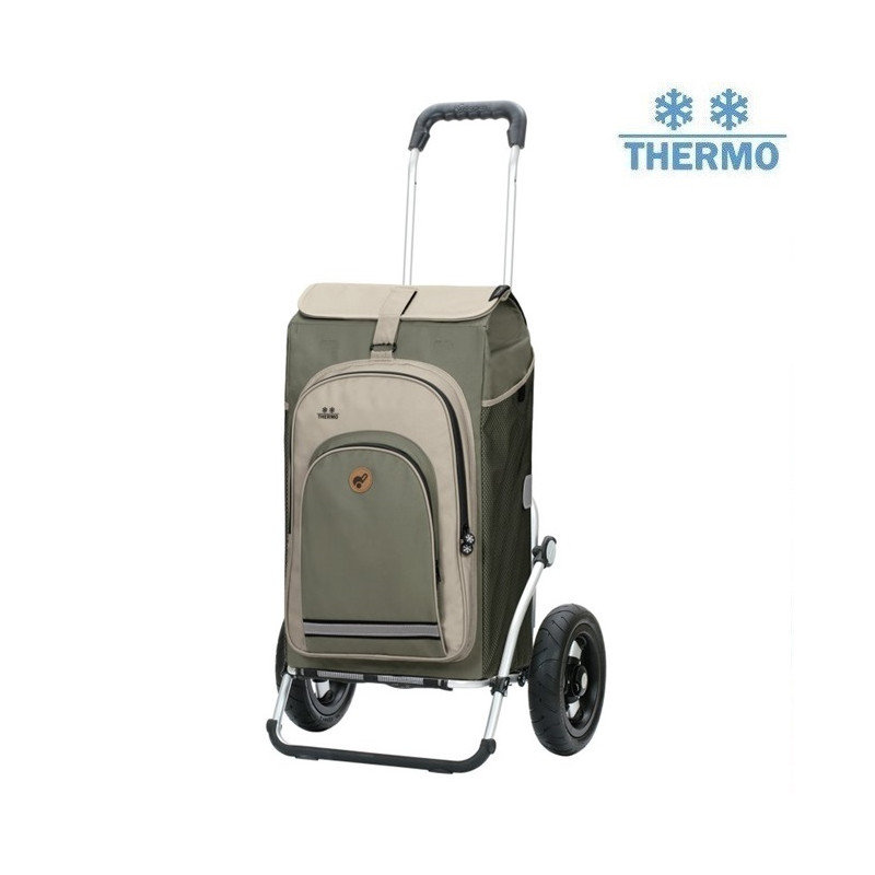 Royal Shopper Hydro 2.1 - Chariot de courses 2 roues - Gris - 62 L - Andersen Shopper Manufaktur