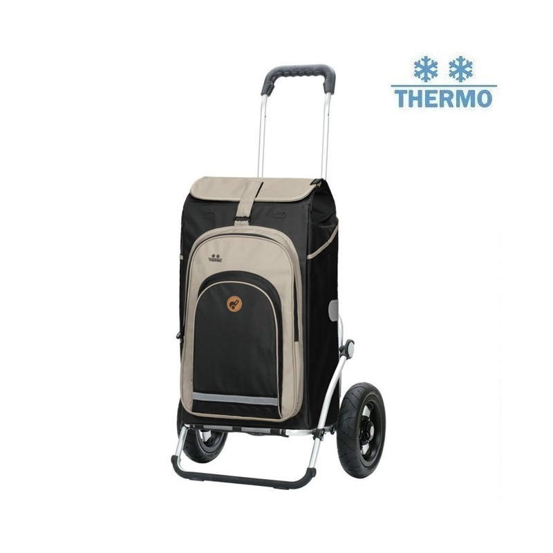 Royal Shopper Hydro 2.1 - Chariot de courses 2 roues - Noir - 62 L - Andersen Shopper Manufaktur
