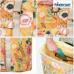 Royal Shopper Basil Bloom - Chariot de courses 2 roues - Jaune - 50 L - Andersen Shopper Manufaktur