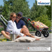Royal Shopper Basil Bloom - Chariot de courses 2 roues - Jaune - 50 L - Andersen Shopper Manufaktur