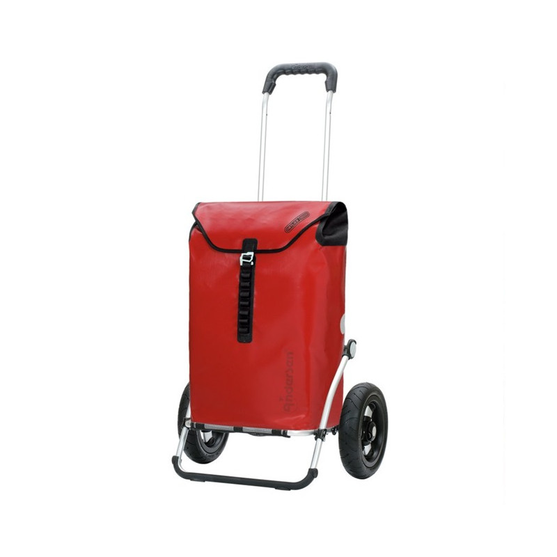 Royal Shopper Ortlieb - Chariot de courses 2 roues - Rouge - 49 L - Andersen Shopper Manufaktur