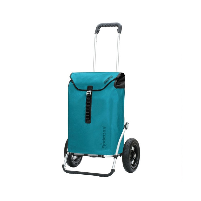 Royal Shopper Ortlieb - Chariot de courses 2 roues - Pétrole - 49 L - Andersen Shopper Manufaktur