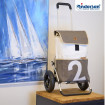 Royal Shopper 360° Mole - Chariot de courses 2 roues - Gris - 41 L - Andersen Shopper Manufaktur