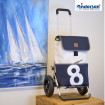 Royal Shopper 360° Mole - Chariot de courses 2 roues - Bleu - 41 L - Andersen Shopper Manufaktur