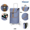 Royal Shopper Auke - Chariot de courses 2 roues - Lilas - 46 L - Andersen Shopper Manufaktur