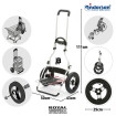 Royal Shopper Eske - Chariot de courses 2 roues - Jaune - 47 L - Andersen Shopper Manufaktur
