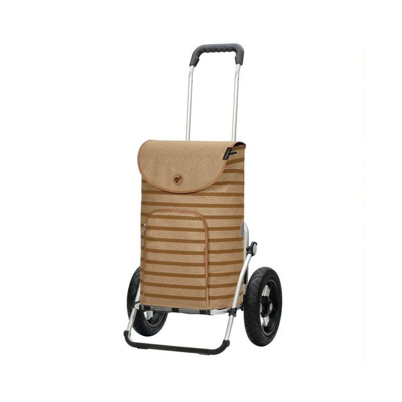 Royal Shopper Eske - Chariot de courses 2 roues - Marron - 47 L - Andersen Shopper Manufaktur