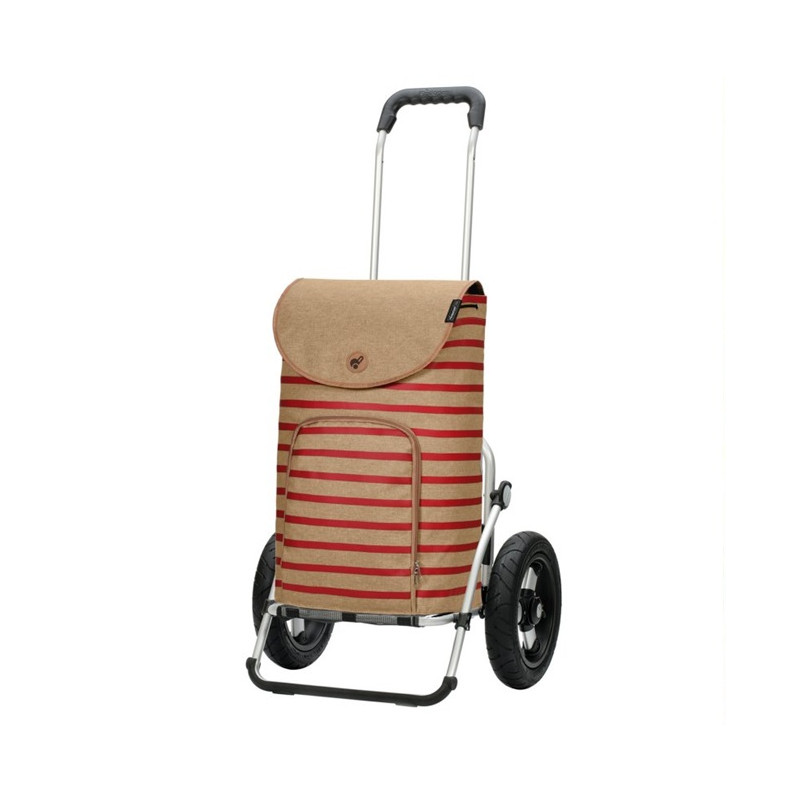 Royal Shopper Eske - Chariot de courses 2 roues - Rouge - 47 L - Andersen Shopper Manufaktur