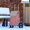 Royal Shopper Eske - Chariot de courses 2 roues - Rouge - 47 L - Andersen Shopper Manufaktur
