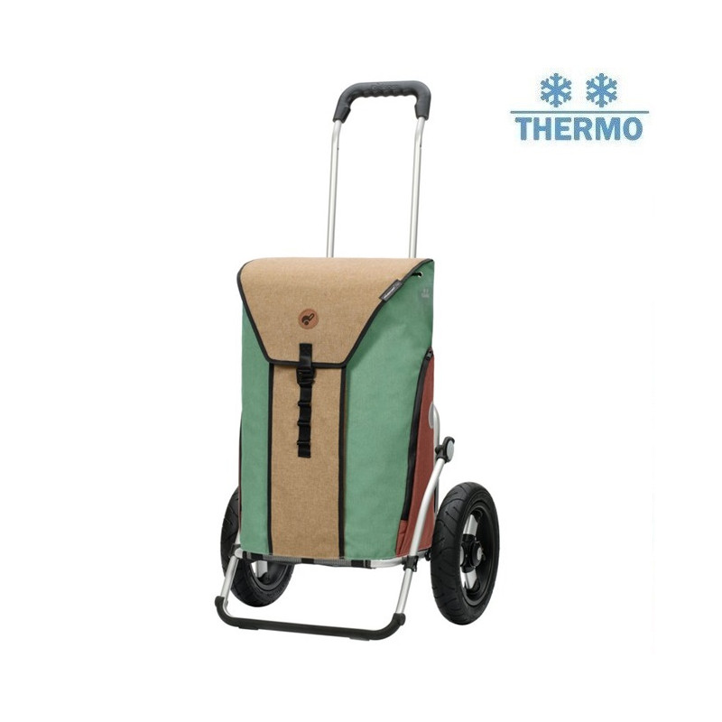 Royal Shopper Oli.P 2.0 - Chariot de courses 2 roues - Beige - 50 L - Andersen Shopper Manufaktur
