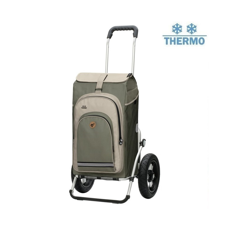Royal Shopper Hydro 2.1 - Chariot de courses 2 roues - Gris - 62 L - Andersen Shopper Manufaktur