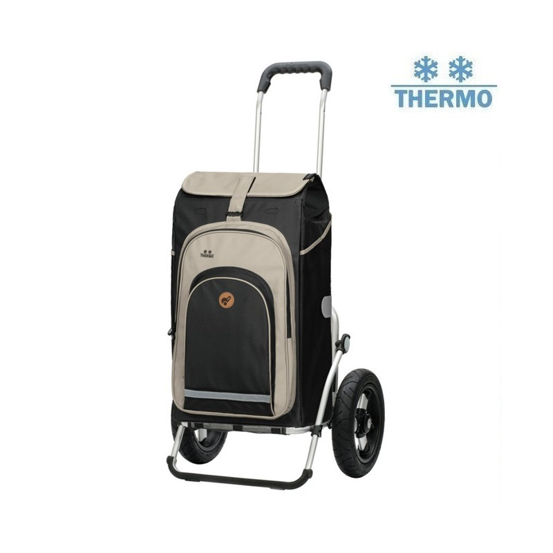 Royal Shopper Hydro 2.1 - Chariot de courses 2 roues - Noir - 62 L - Andersen Shopper Manufaktur