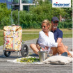 Royal Shopper Basil Bloom - Chariot de courses 2 roues - Jaune - 50 L - Andersen Shopper Manufaktur