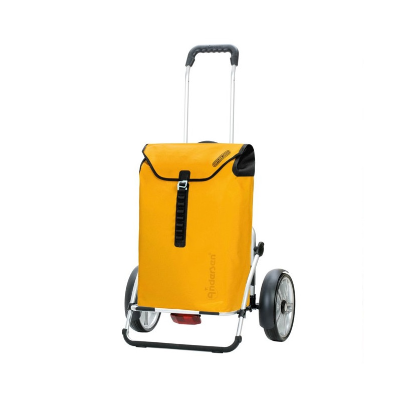 Royal Shopper Plus Ortlieb - Chariot de courses 2 roues - Jaune - 49 L - Andersen Shopper Manufaktur