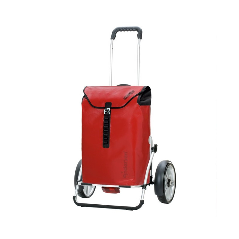 Royal Shopper Plus Ortlieb - Chariot de courses 2 roues - Rouge - 49 L - Andersen Shopper Manufaktur