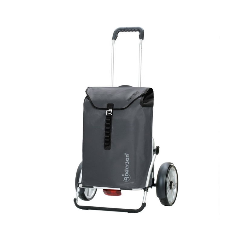 Royal Shopper Plus Ortlieb - Chariot de courses 2 roues - Anthracite - 49 L - Andersen Shopper Manufaktur