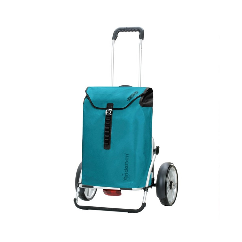 Royal Shopper Plus Ortlieb - Chariot de courses 2 roues - Pétrole - 49 L - Andersen Shopper Manufaktur