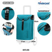 Royal Shopper Plus Ortlieb - Chariot de courses 2 roues - Pétrole - 49 L - Andersen Shopper Manufaktur