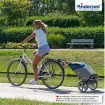 Royal Shopper Plus Lasse - Chariot de courses 2 roues - Bleu - 59 L - Andersen Shopper Manufaktur