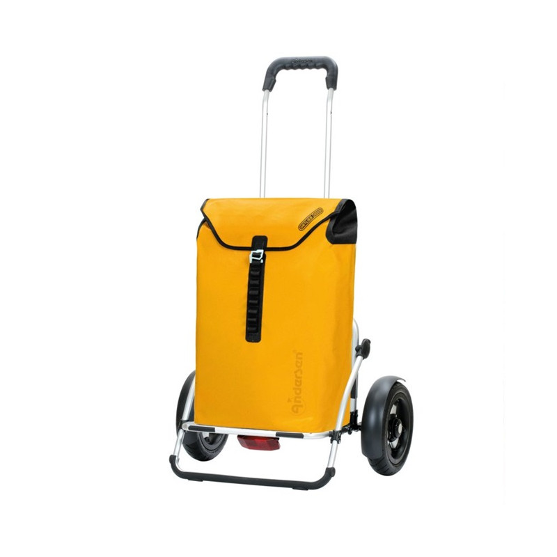 Royal Shopper Plus Ortlieb - Chariot de courses 2 roues - Jaune - 49 L - Andersen Shopper Manufaktur