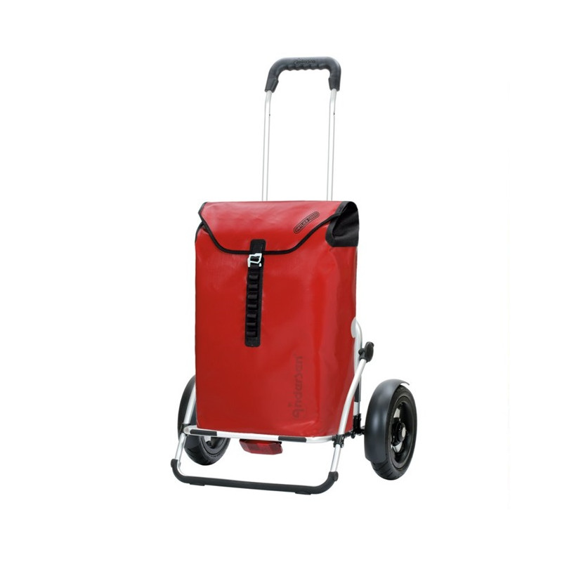 Royal Shopper Plus Ortlieb - Chariot de courses 2 roues - Rouge - 49 L - Andersen Shopper Manufaktur