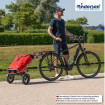 Royal Shopper Plus Ortlieb - Chariot de courses 2 roues - Rouge - 49 L - Andersen Shopper Manufaktur