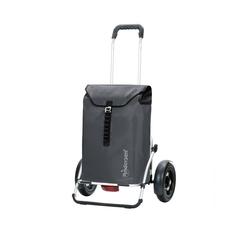 Royal Shopper Plus Ortlieb - Chariot de courses 2 roues - Anthracite - 49 L - Andersen Shopper Manufaktur