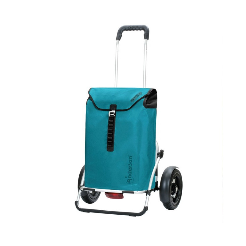 Royal Shopper Plus Ortlieb - Chariot de courses 2 roues - Pétrole - 49 L - Andersen Shopper Manufaktur