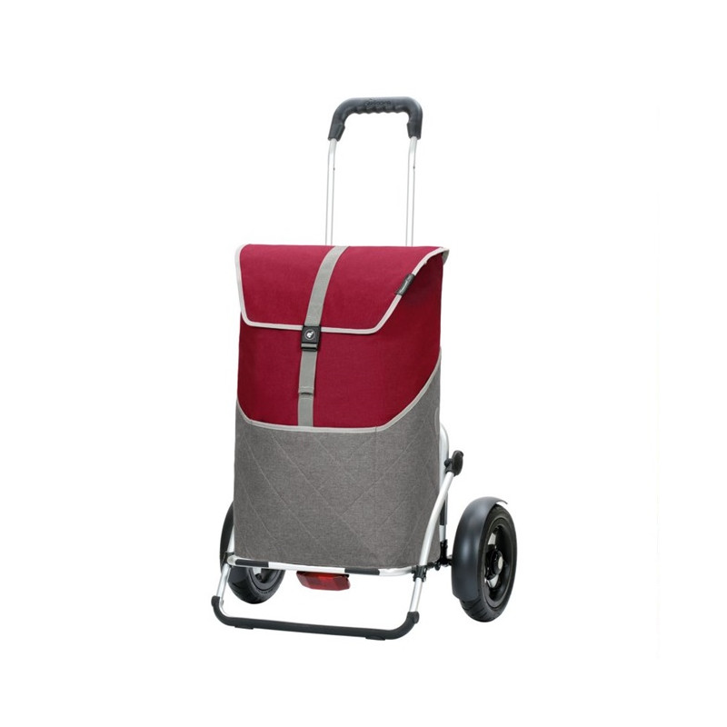 Royal Shopper Plus Lasse - Chariot de courses 2 roues - Rouge - 59 L - Andersen Shopper Manufaktur