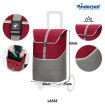 Royal Shopper Plus Lasse - Chariot de courses 2 roues - Rouge - 59 L - Andersen Shopper Manufaktur