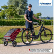 Royal Shopper Plus Fado 2.1 - Chariot de courses 2 roues - Rouge - 74 L - Andersen Shopper Manufaktur