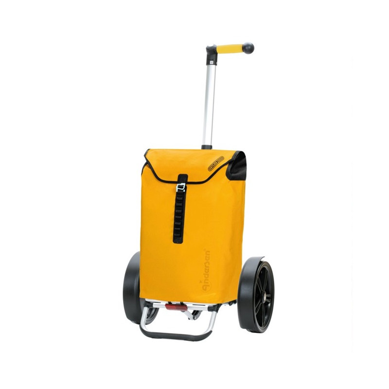 Tura Shopper Ortlieb - Chariot de courses 2 roues - Jaune - 49 L - Andersen Shopper Manufaktur