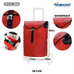 Tura Shopper Ortlieb - Chariot de courses 2 roues - Rouge - 49 L - Andersen Shopper Manufaktur