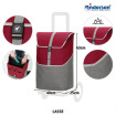 Tura Shopper Lasse - Chariot de courses 2 roues - Rouge - 59 L - Andersen Shopper Manufaktur