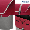 Tura Shopper Lasse - Chariot de courses 2 roues - Rouge - 59 L - Andersen Shopper Manufaktur