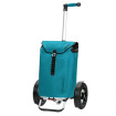 Tura Shopper Ortlieb - Chariot de courses 2 roues - Pétrole - 49 L - Andersen Shopper Manufaktur