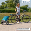 Tura Shopper Ortlieb - Chariot de courses 2 roues - Pétrole - 49 L - Andersen Shopper Manufaktur
