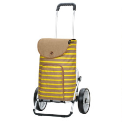 Royal Shopper Eske - Chariot de courses 2 roues - Jaune - 47 L - Andersen Shopper Manufaktur