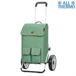 Royal Shopper Ipek Ma - Chariot de courses 2 roues - Sauge - 42 L - Andersen Shopper Manufaktur