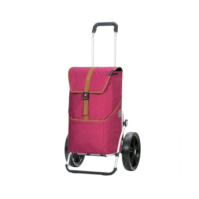 Royal Shopper Auke - Chariot de courses 2 roues - Rubis - 46 L - Andersen Shopper Manufaktur