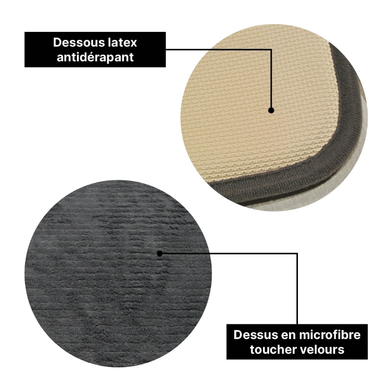 Tapis Selle Absorbant Coussin De Selle WALDHAUSEN - Mousse Mémoire Forme - Taille PON - Noir - Protection Dos Cheval Accessoire équitation Confort