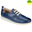 Sneaker à Lacet Elastique Bleu Marine Femme CHUT AD2529 - ADOUR