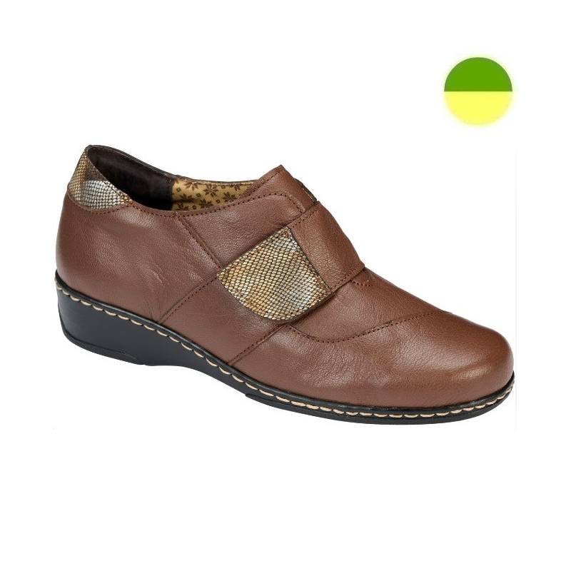 Chaussure Citadine à Grande Ouverture Marron Femme CHUT AD 2535 - ADOUR