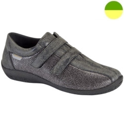 Derby à Scratch Gris Foncé/Grainé Femme CHUT PU 1110 I - PULMAN