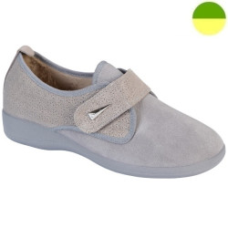 Chausson Gris/Effet Perforé Femme CHUT BR 3390 A - BRUMAN