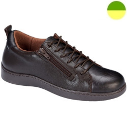 Sneaker à Lacet et Glissière Marron Femme CHUT BR 3342 B - BRUMAN