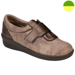 Chaussure Marron/Effet Croco Femme CHUT BR 3391 - BRUMAN