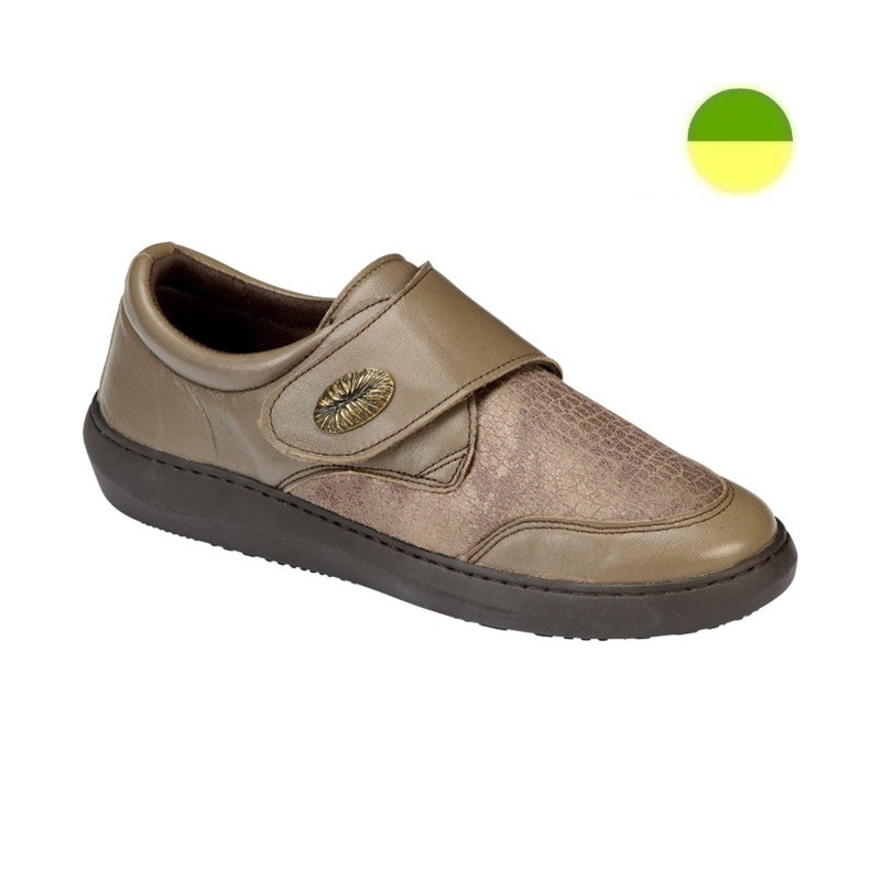 Chaussure de Ville Marron/Effet Croco Femme CHUT BR 3387 - BRUMAN