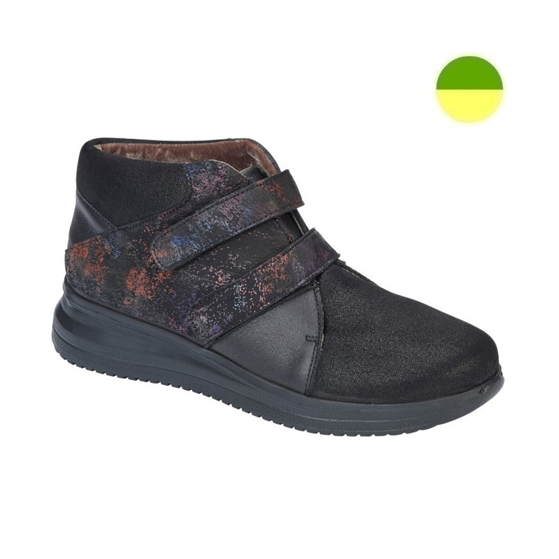 Bottine Noir/Marbré Multicolore Femme CHUT AD 2516 - ADOUR